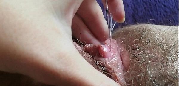  Hairy Pussy Fetish Video Compilation . Pissing , gool , masturbation , bush play , big clit . By Cutieblonde